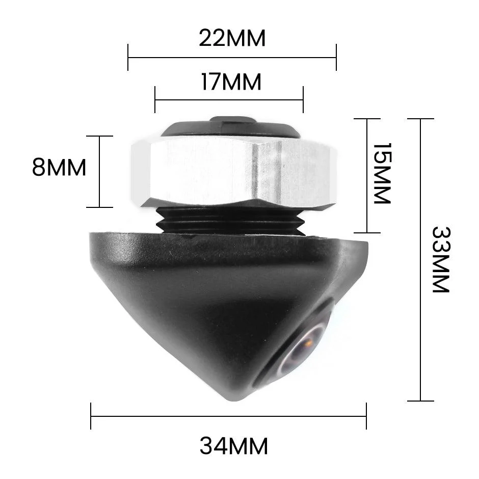 Bolt Fittings 170° Wide Angle Lens HD Universal Reverse Camera (AHD/CVBS) - Image 4