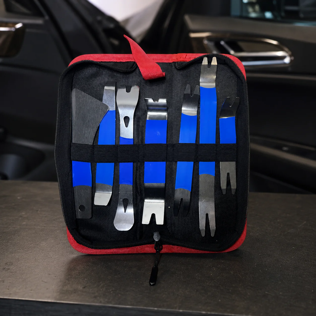 7 Piece Metal Interior Trim Removal Tool Kit - Image 3
