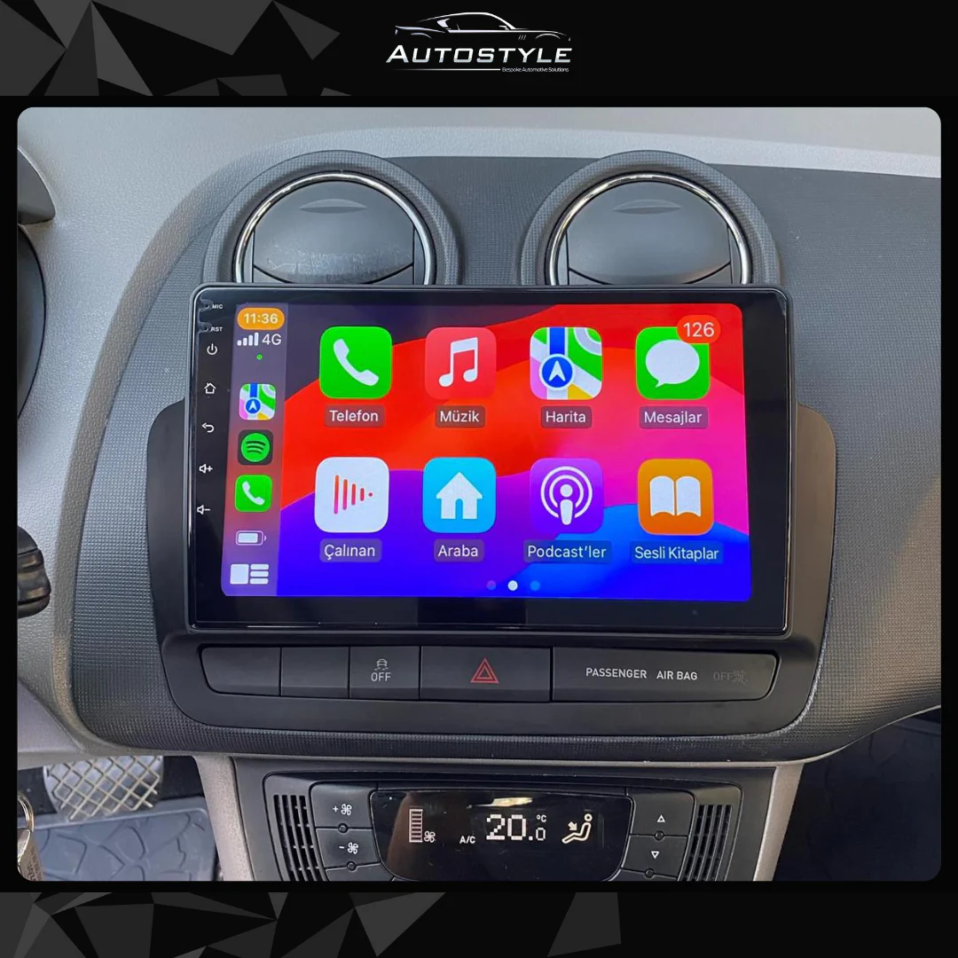 SEAT IBIZA (2008-2015) Apple Carplay / Android Auto 9" Stereo Upgrade - Image 3