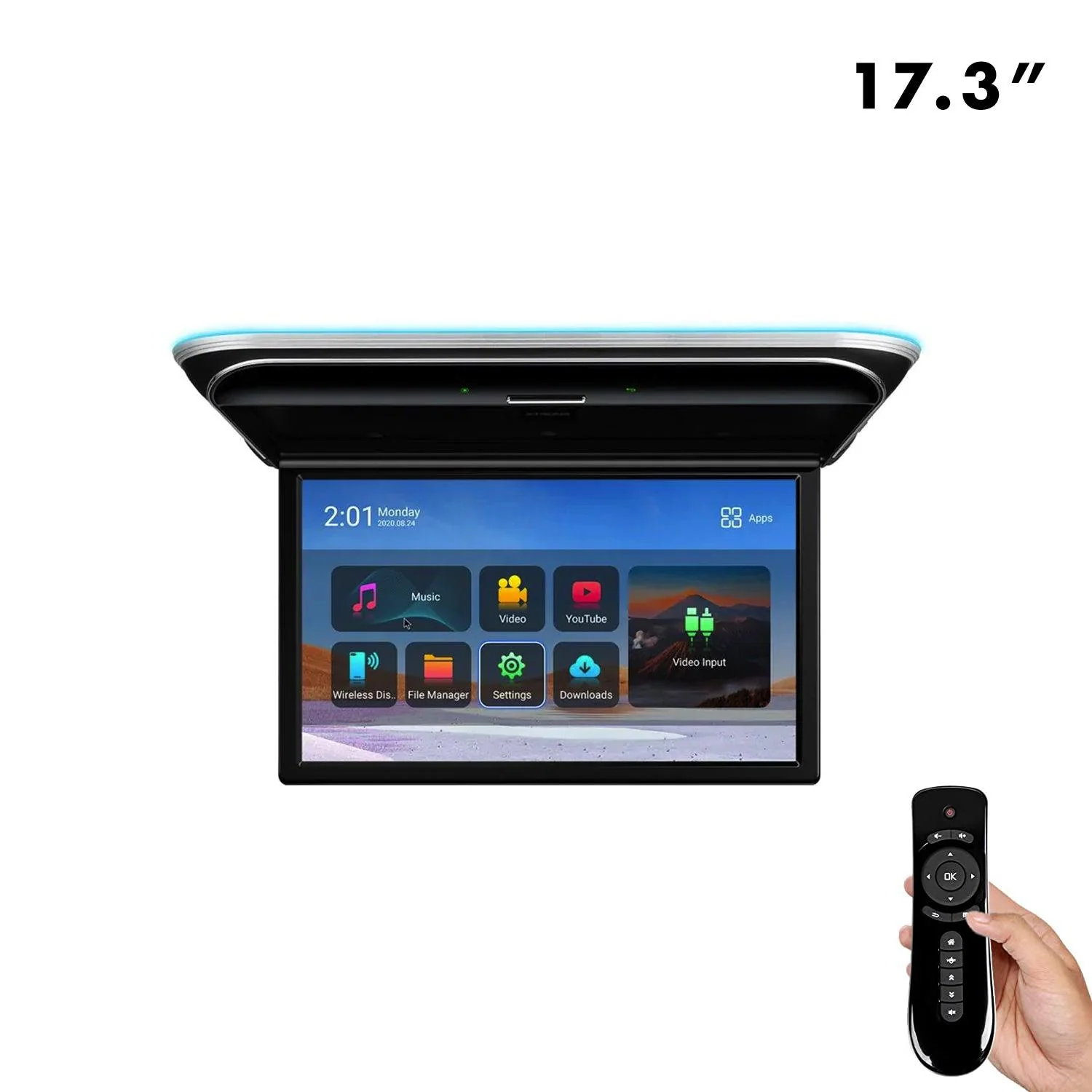 Android Rear Entertainment Car Roof Mount Monitor - Image 10