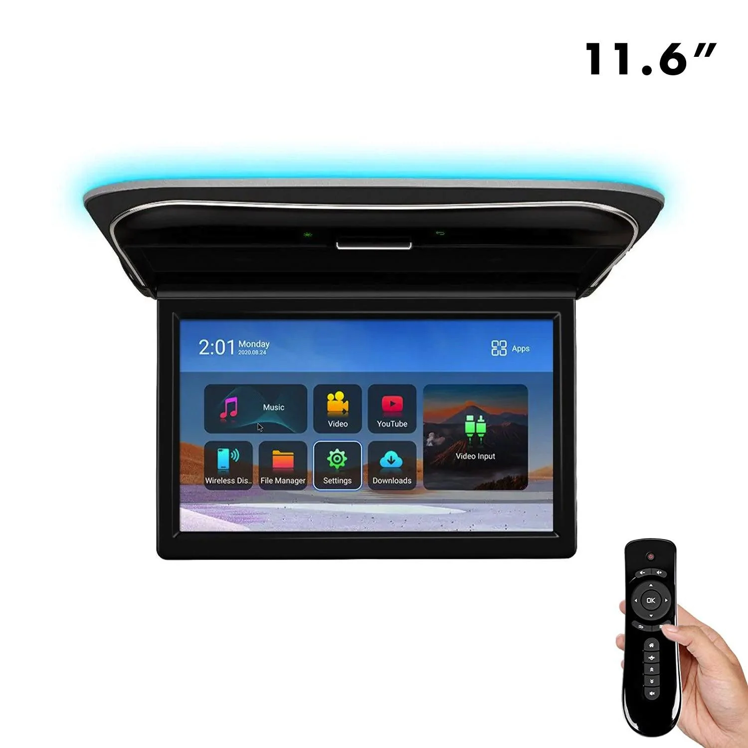 Android Rear Entertainment Car Roof Mount Monitor - Image 6