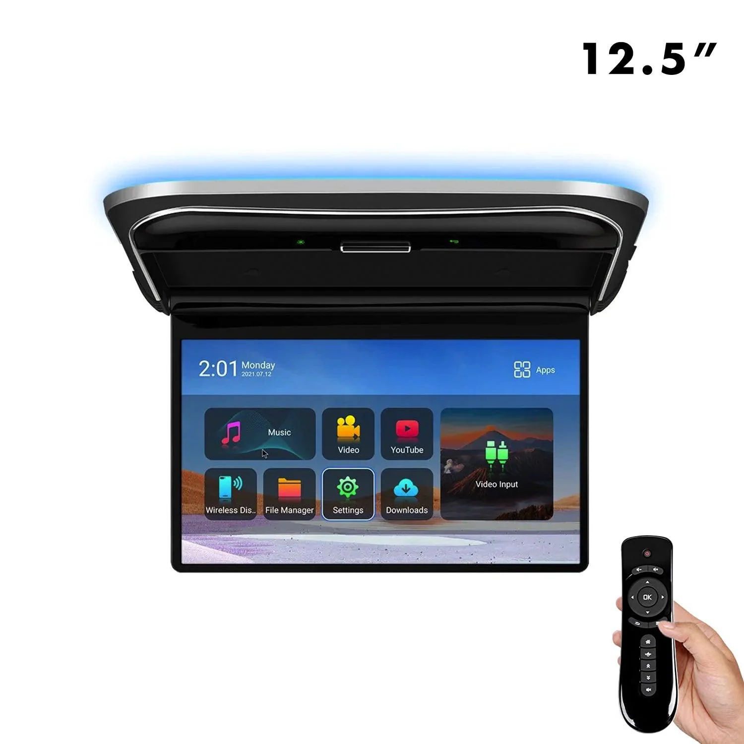 Android Rear Entertainment Car Roof Mount Monitor - Image 7