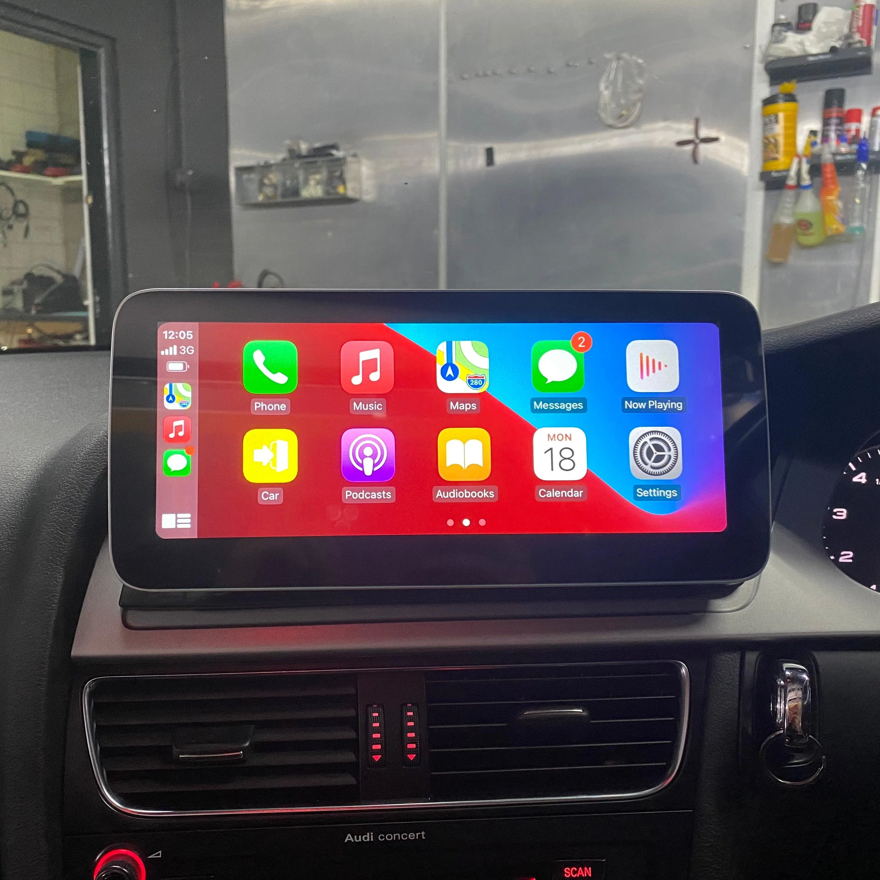Audi A4 (2008-2016) B8 Apple CarPlay Android Auto 10.25" Touch Screen RHD - Image 3