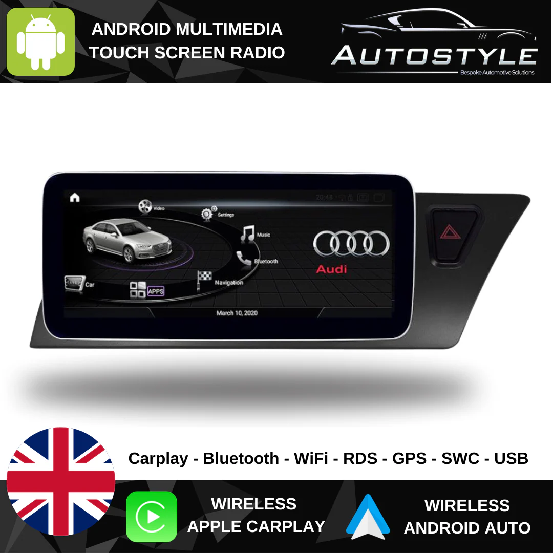 Audi A5 (2009-2016) Apple CarPlay Android Auto 10.25" Touch Screen RHD - Image 11