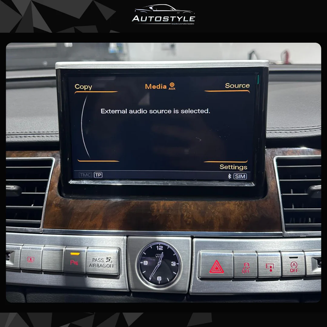 Audi A8  Apple Carplay / Android Auto 9" Flip-Out Stereo Upgrade - Image 5