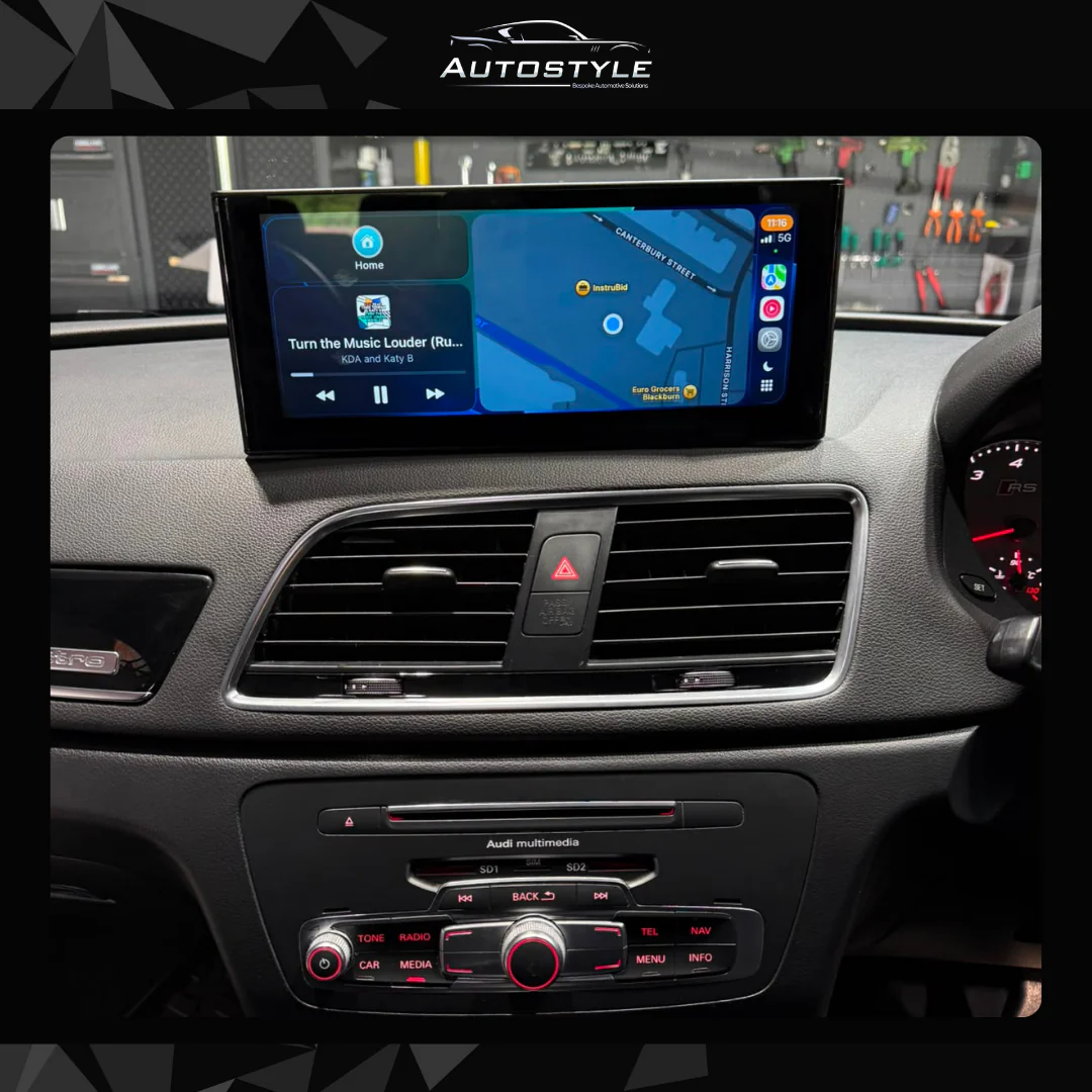 Audi Q3 Apple CarPlay Android Auto 10.25" Touch Screen Upgrade (2010-2015) - Image 3
