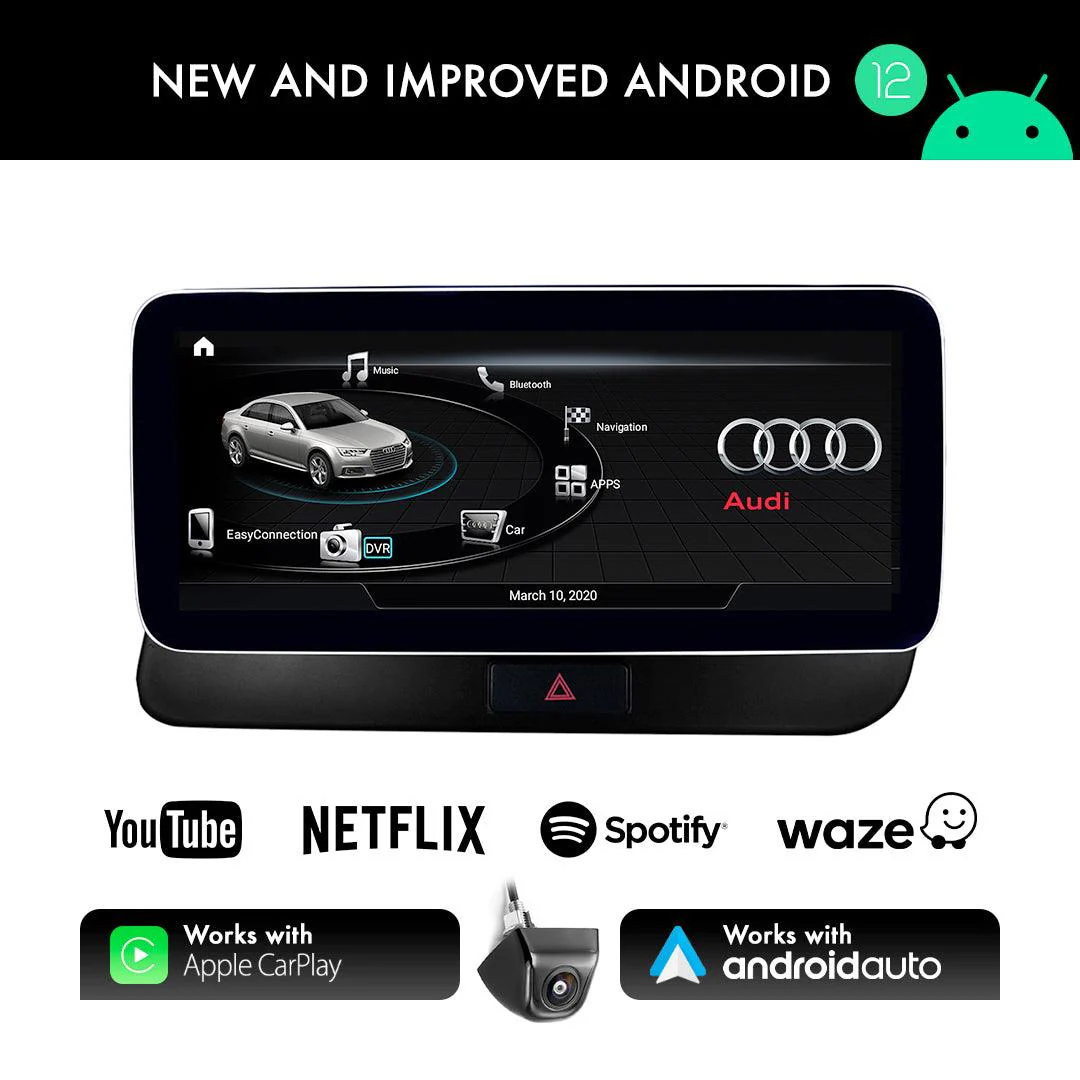 Audi Q5 (2009-2016) Apple CarPlay Android Auto 10.25" Touch Screen RHD - Image 4
