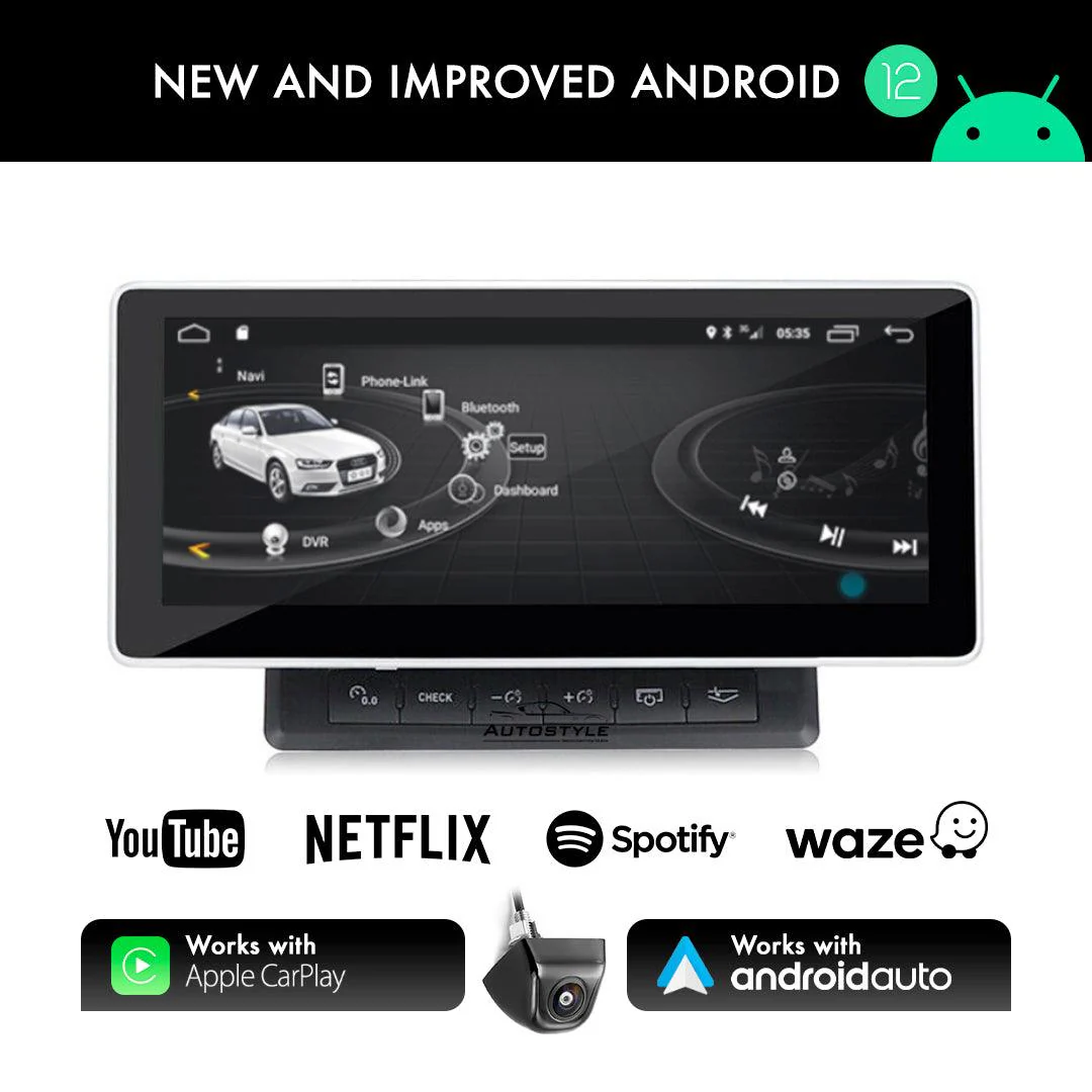 Audi Q7 (2006-2015) Apple CarPlay Android Auto 10.25" Touch Screen - Image 5