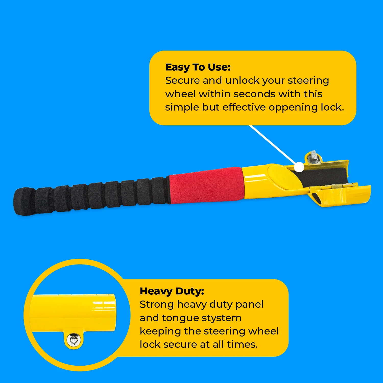 Baseball Steering Lock - Image 3