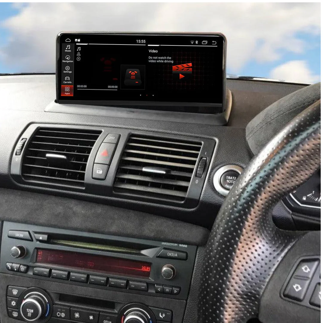 BMW 1 Series E81/E82/E87/E88 (2005-2012) Apple CarPlay Android Auto 10.25" Touch Screen - Image 4