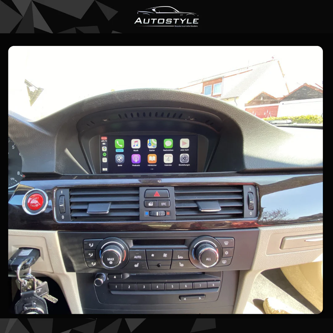 BMW 3 Series E90/E91/E92/E93 (2005-2011) Apple CarPlay Android Auto 8.8" Touch Screen - Image 3