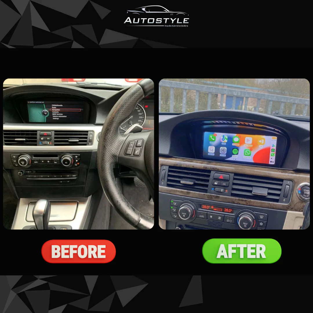 BMW 3 Series E90/E91/E92/E93 (2005-2011) Apple CarPlay Android Auto 8.8" Touch Screen - Image 4