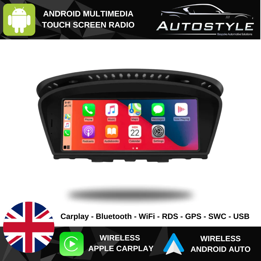 BMW 3 Series E90/E91/E92/E93 (2005-2011) Apple CarPlay Android Auto 8.8" Touch Screen - Image 7