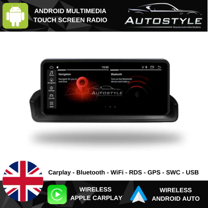 BMW 3 Series E90/E91/E92/E93 (2005-2012) Apple CarPlay Android Auto 10.25" Touch Screen - Image 3