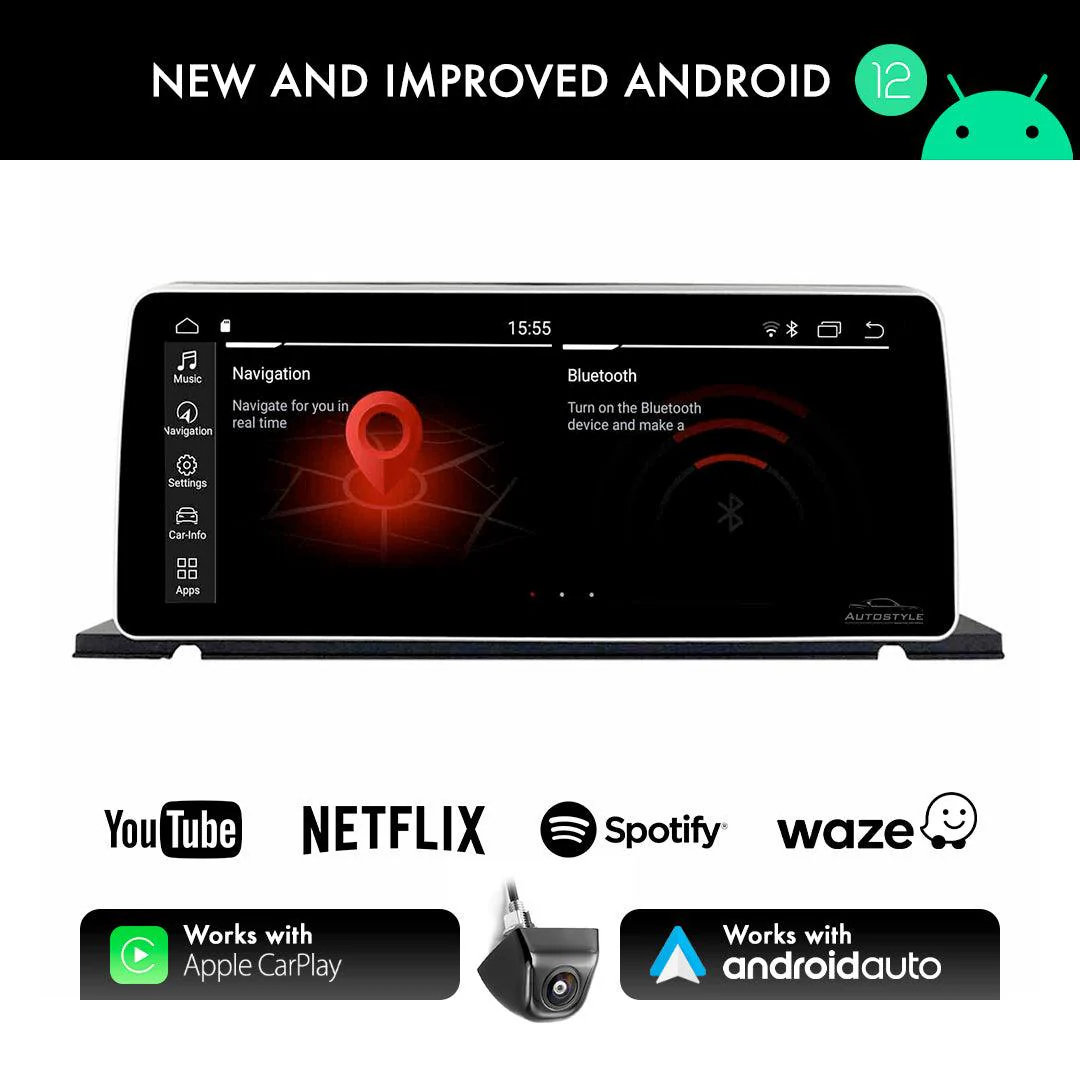 BMW X3 F25 (2011-2017) CIC/NBT Apple CarPlay Android Auto 12.3" Touch Screen - Image 5