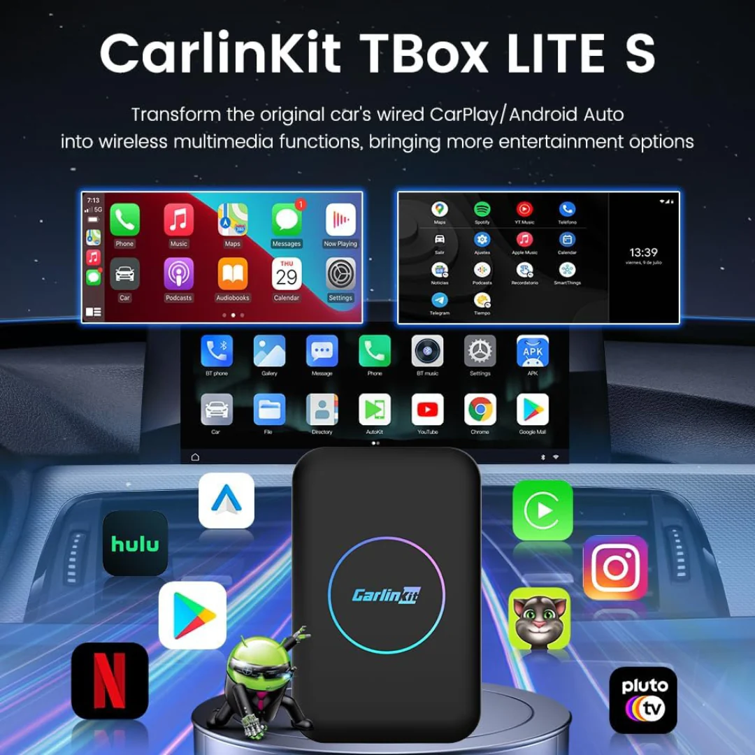 CarlinKit AIBOX-Lite Multimedia Box, 3 in 1 Android Playstore Netflix YouTube - Wireless Carplay Android Auto - Image 5
