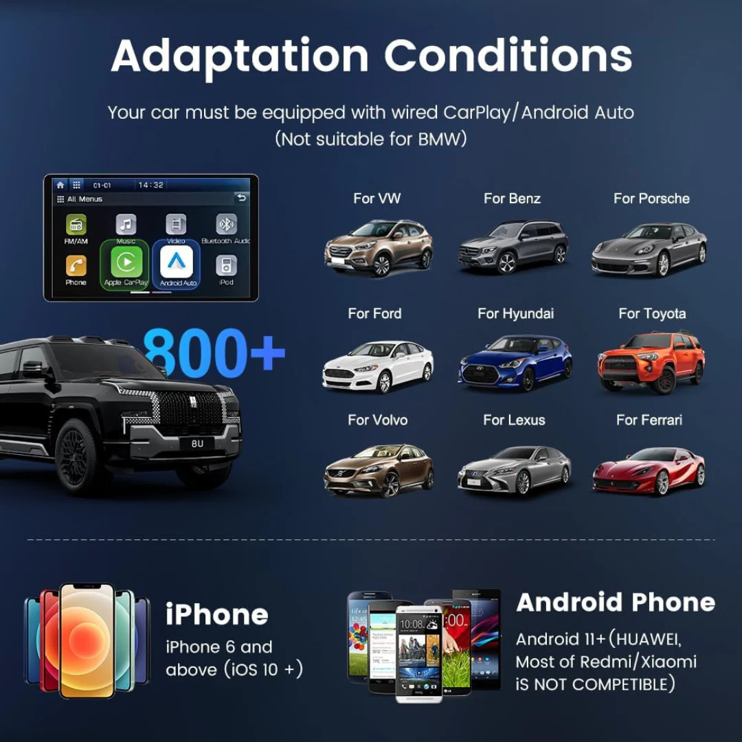 CarlinKit AIBOX-Lite Multimedia Box, 3 in 1 Android Playstore Netflix YouTube - Wireless Carplay Android Auto - Image 6