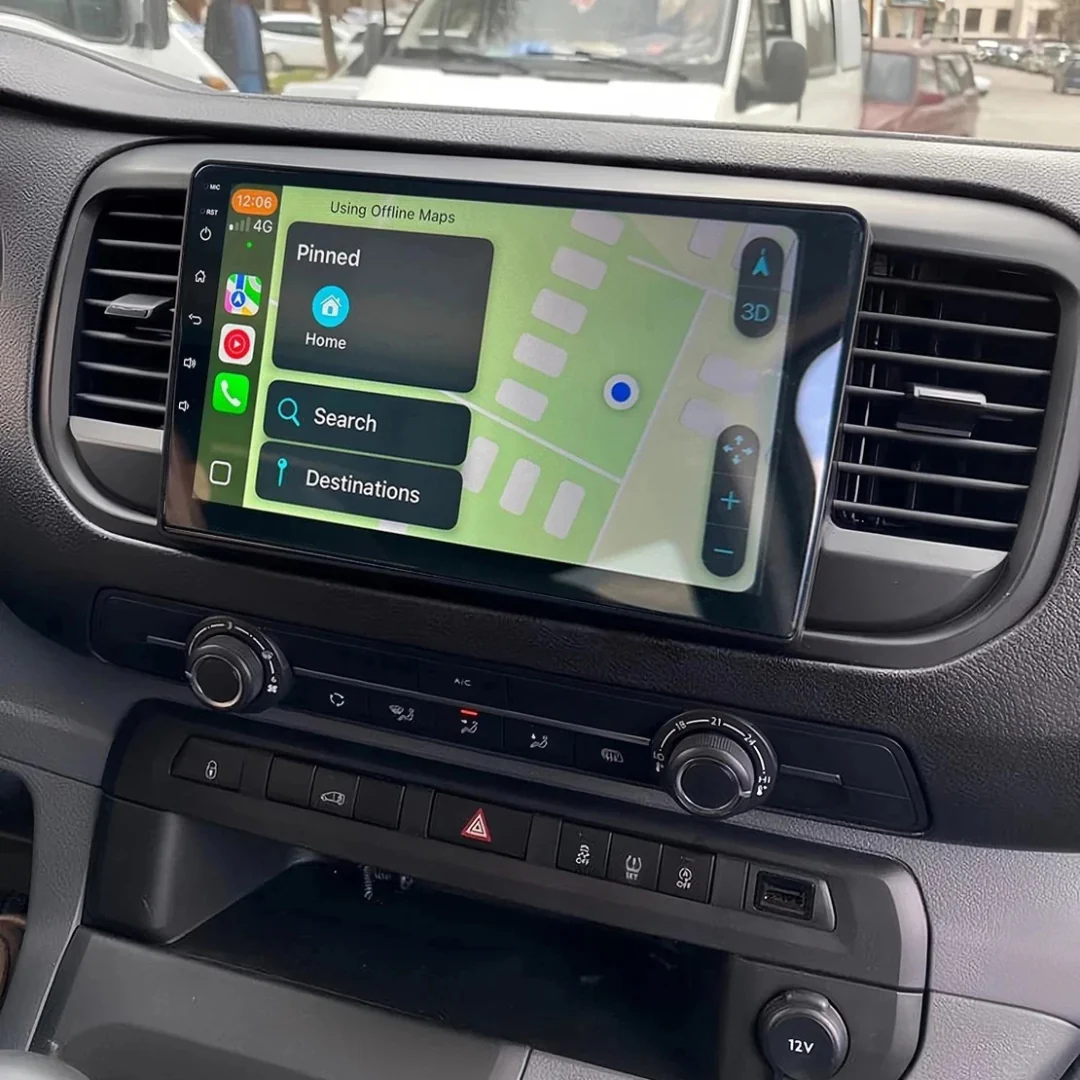 Citroen Jumpy Peugeot Expert Toyota Proace Apple Carplay / Android Auto 9" Stereo Upgrade 2016-24 - Image 4