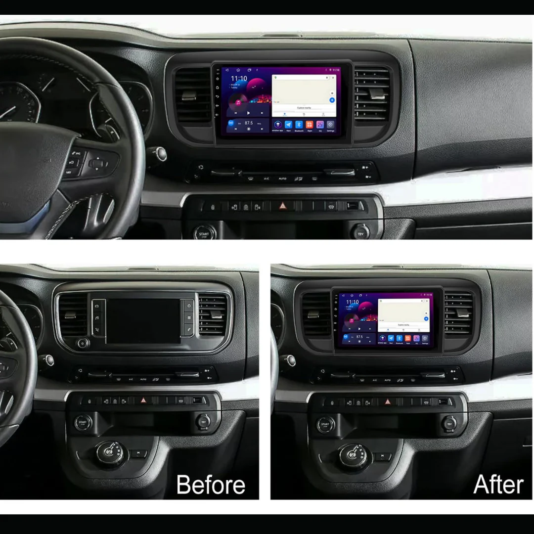 Citroen Jumpy Peugeot Expert Toyota Proace Apple Carplay / Android Auto 9" Stereo Upgrade 2016-24 - Image 5