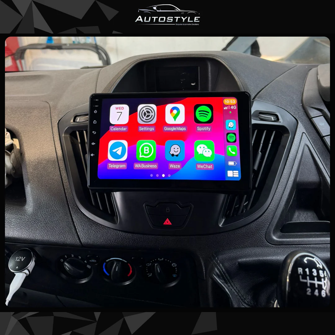 Ford Transit Custom Apple Carplay / Android Auto 9" Stereo Upgrade (2012-2018) - Image 3