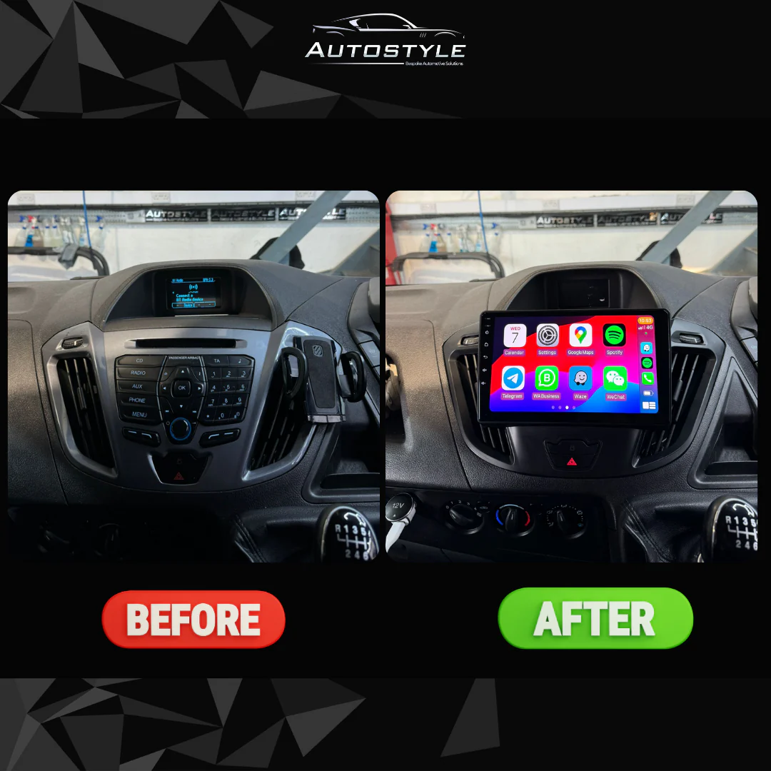 Ford Transit Custom Apple Carplay / Android Auto 9" Stereo Upgrade (2012-2018) - Image 7