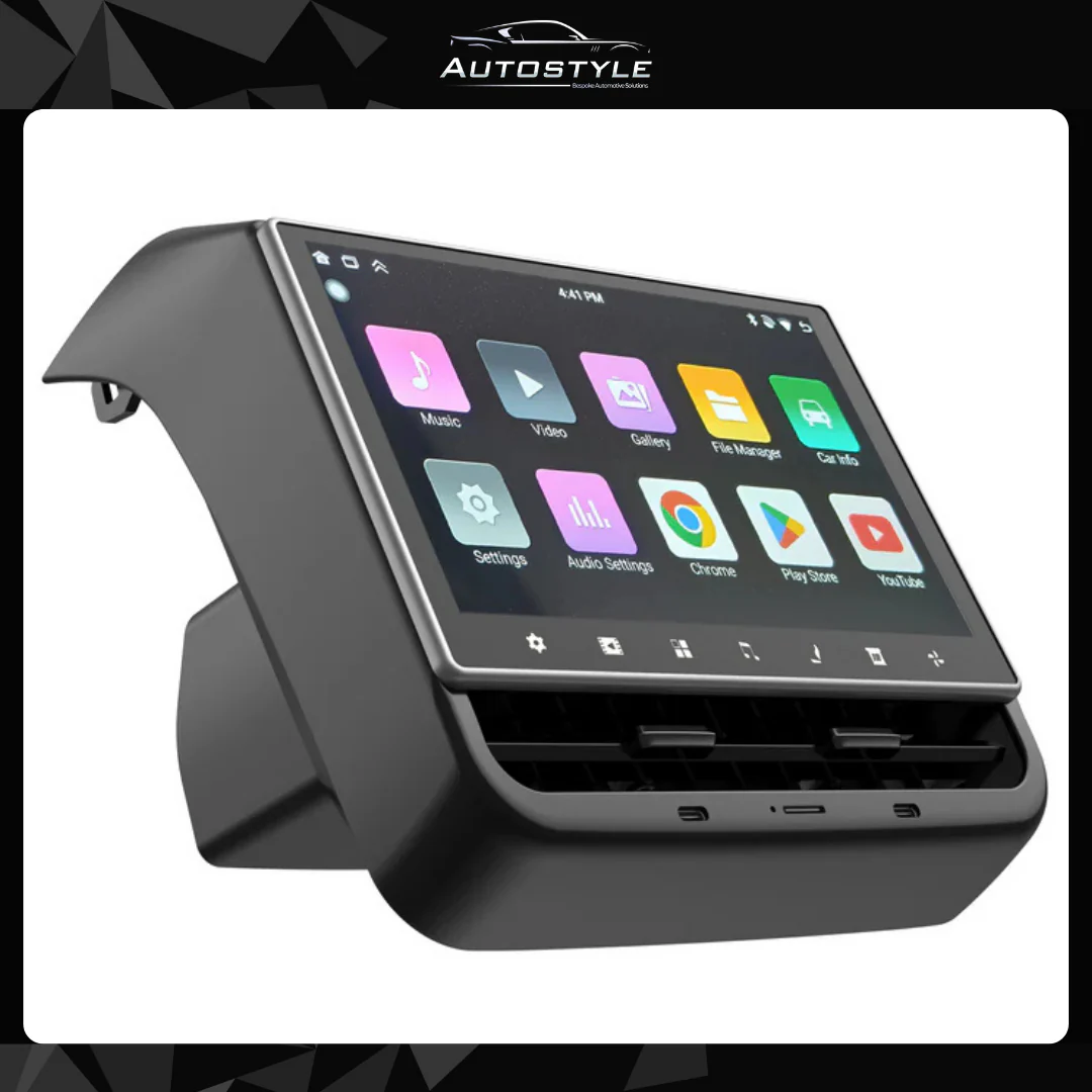 Tesla Model 3 / Model Y (2017-2023) 8.66" 4G Android Rear Seat Climate Control & Rear Entertainment Screen Upgrade - Image 2