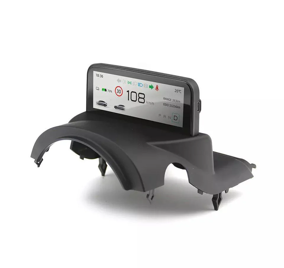 Tesla Model 3 / Model Y LCD Virtual Cluster Clock Upgrade - Image 3