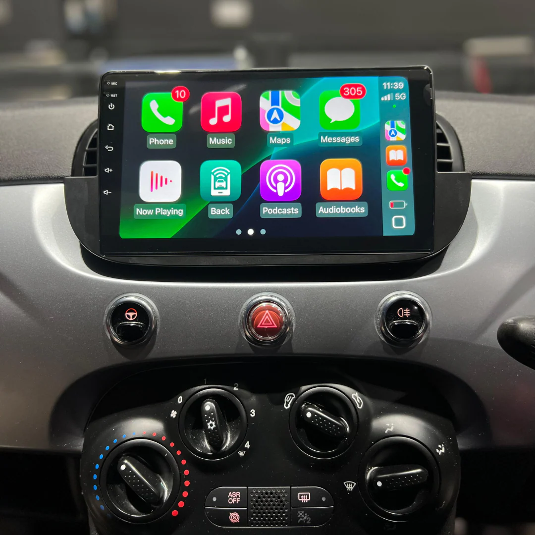 Fiat 500 Apple Carplay / Android Auto 9" Stereo Upgrade 2010-15 - Image 3
