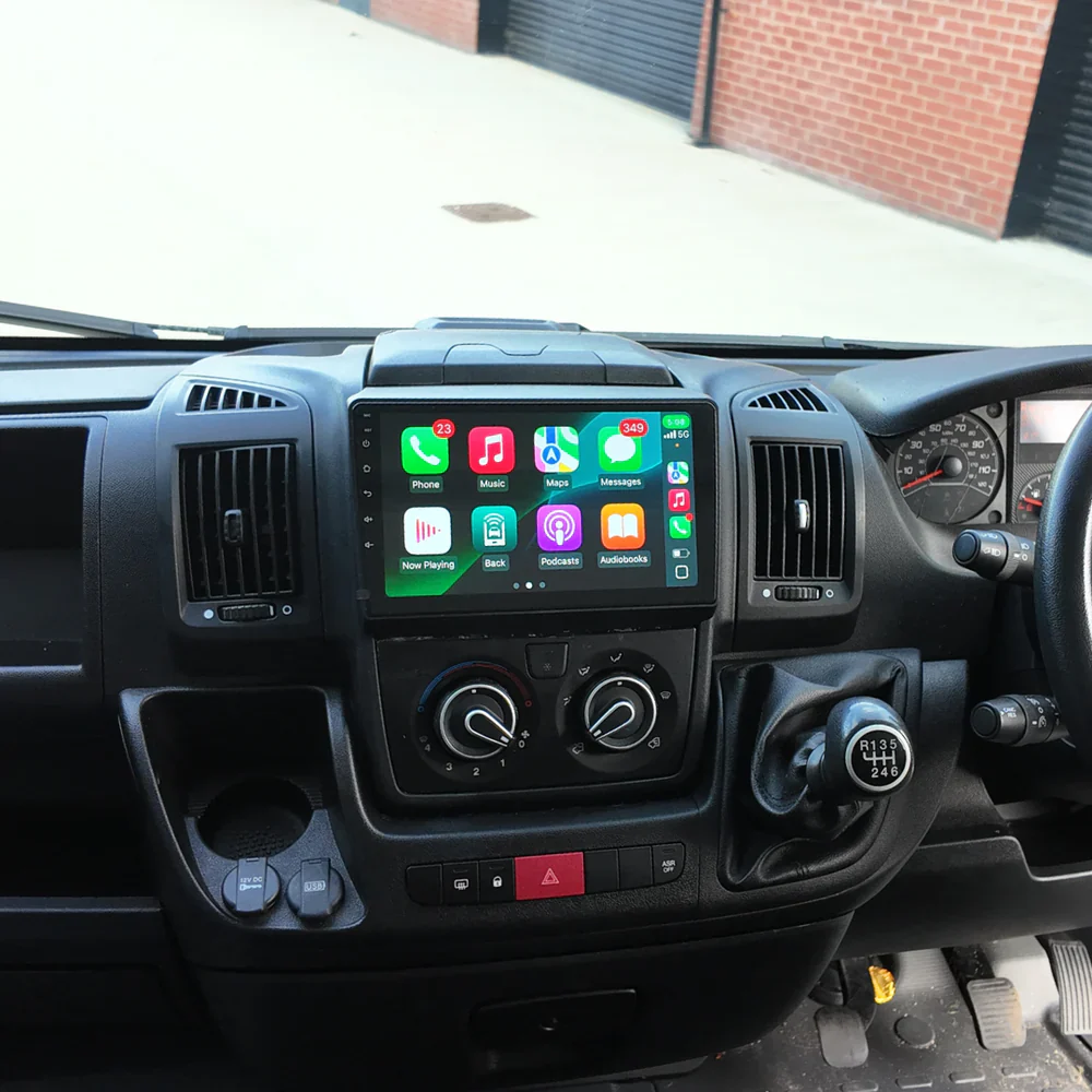 Fiat Ducato - Citroen Relay - Peugeot Boxer Apple Carplay / Android Auto 9" Stereo Upgrade - Image 5