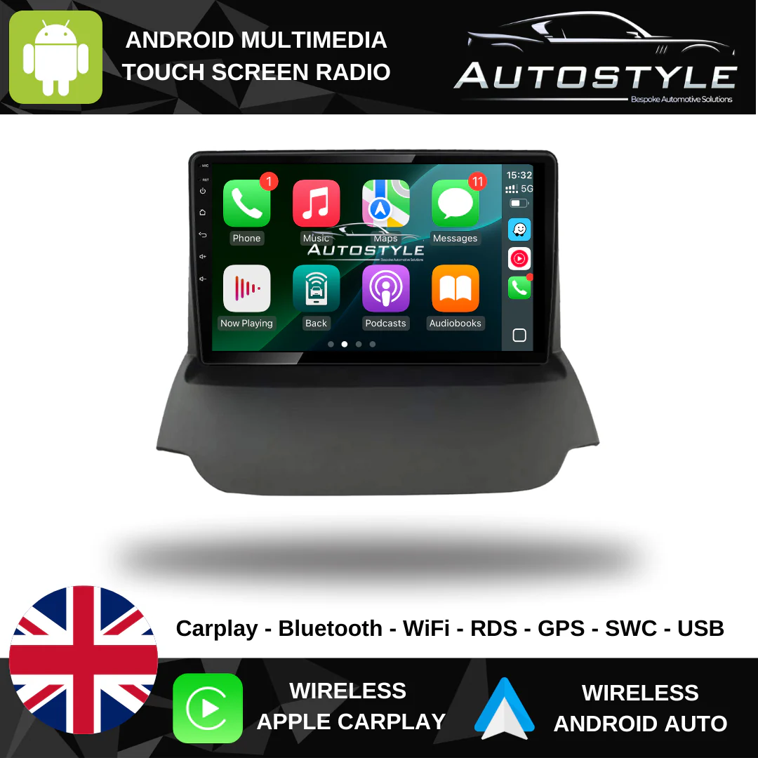 Ford Ecosport Apple Carplay / Android Auto 9" Stereo Upgrade 2012-2017 - Image 2