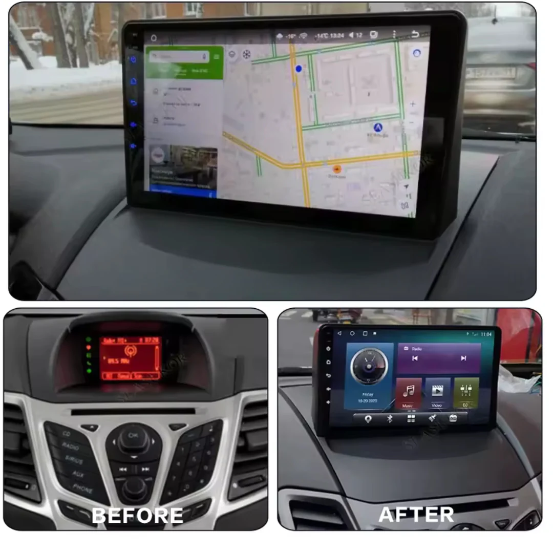 Ford Ecosport Apple Carplay / Android Auto 9" Stereo Upgrade 2012-2017 - Image 4