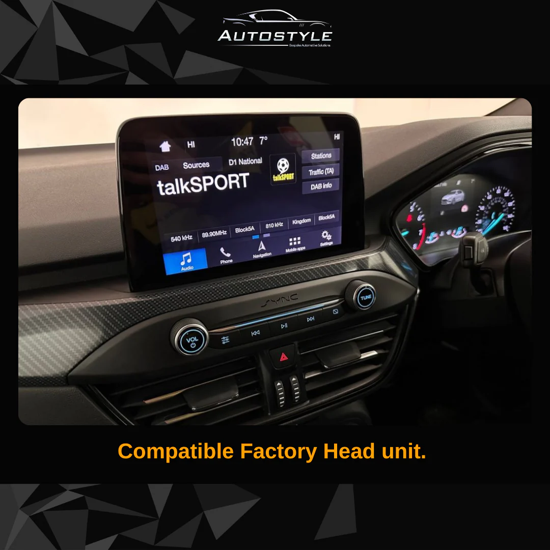Ford Focus 4 Apple Carplay / Android Auto 10" Stereo Upgrade (2019-2020) - Image 4