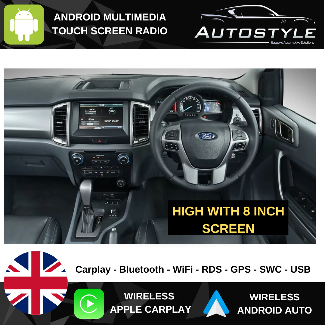 Ford Ranger Apple Carplay / Android Auto 9" Stereo Upgrade (2016-21) - Image 10