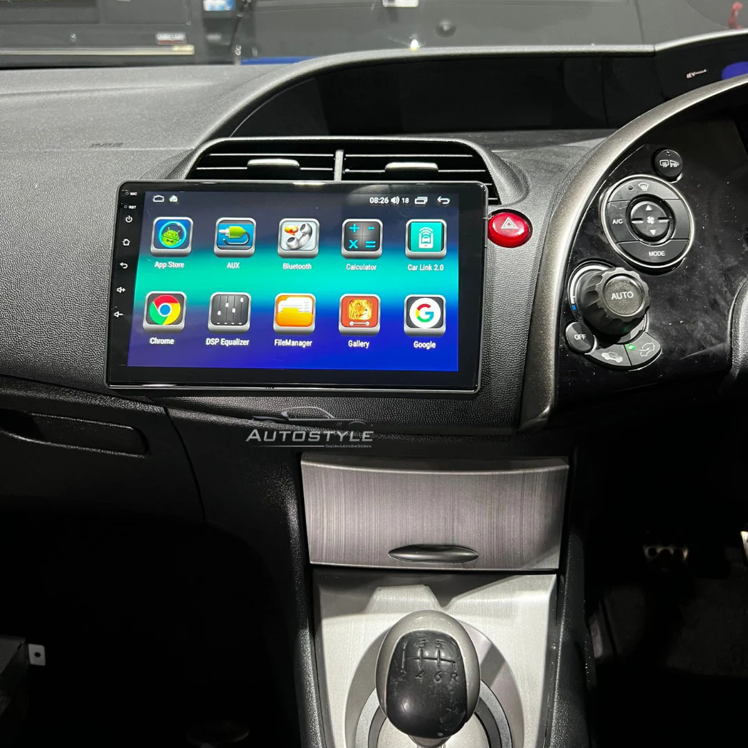 Honda Civic 8 FK Apple Carplay / Android Auto 09" Stereo Upgrade 2005-11 - Image 6