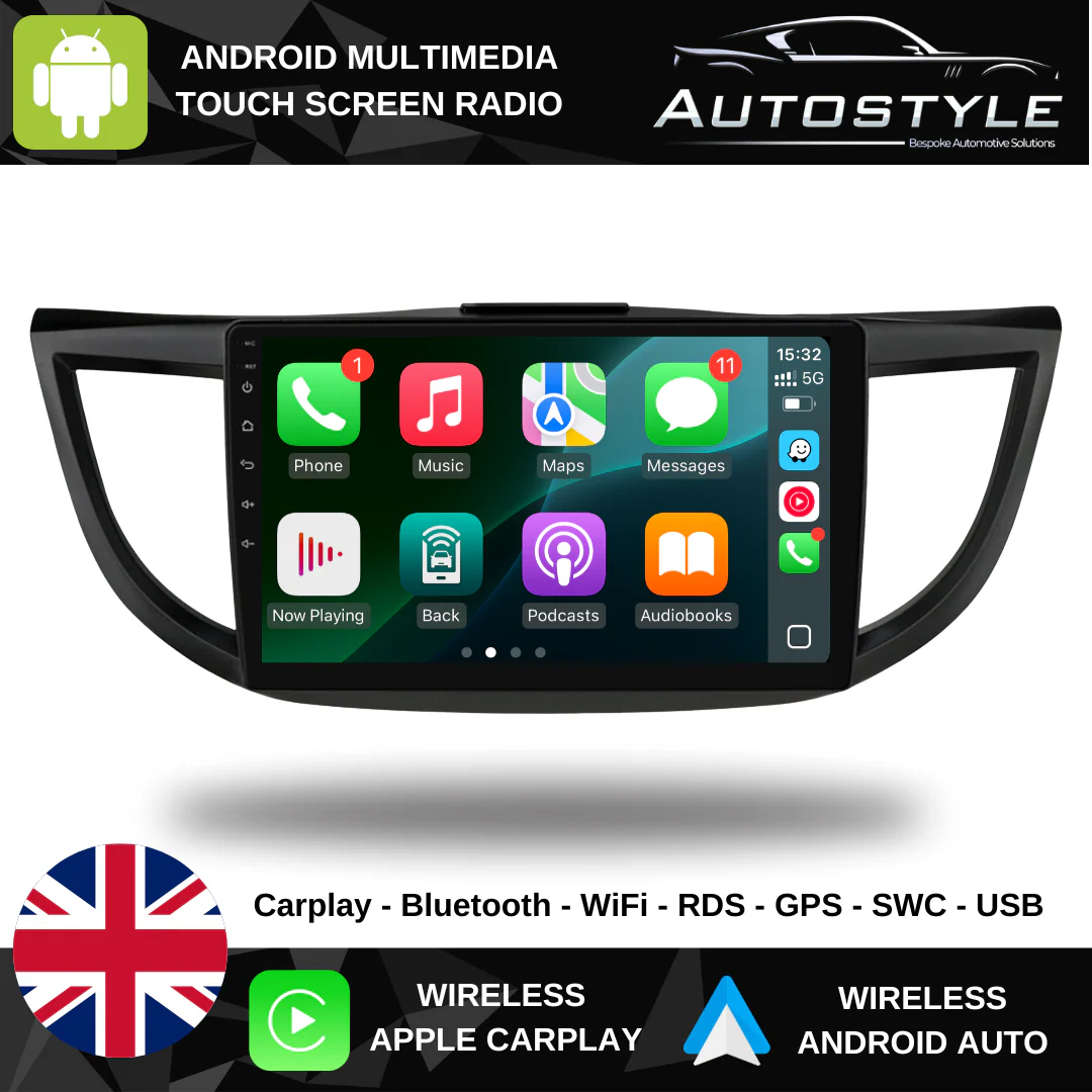 Honda CRV Apple Carplay / Android Auto 10" Stereo Upgrade 2011-18 - Image 2