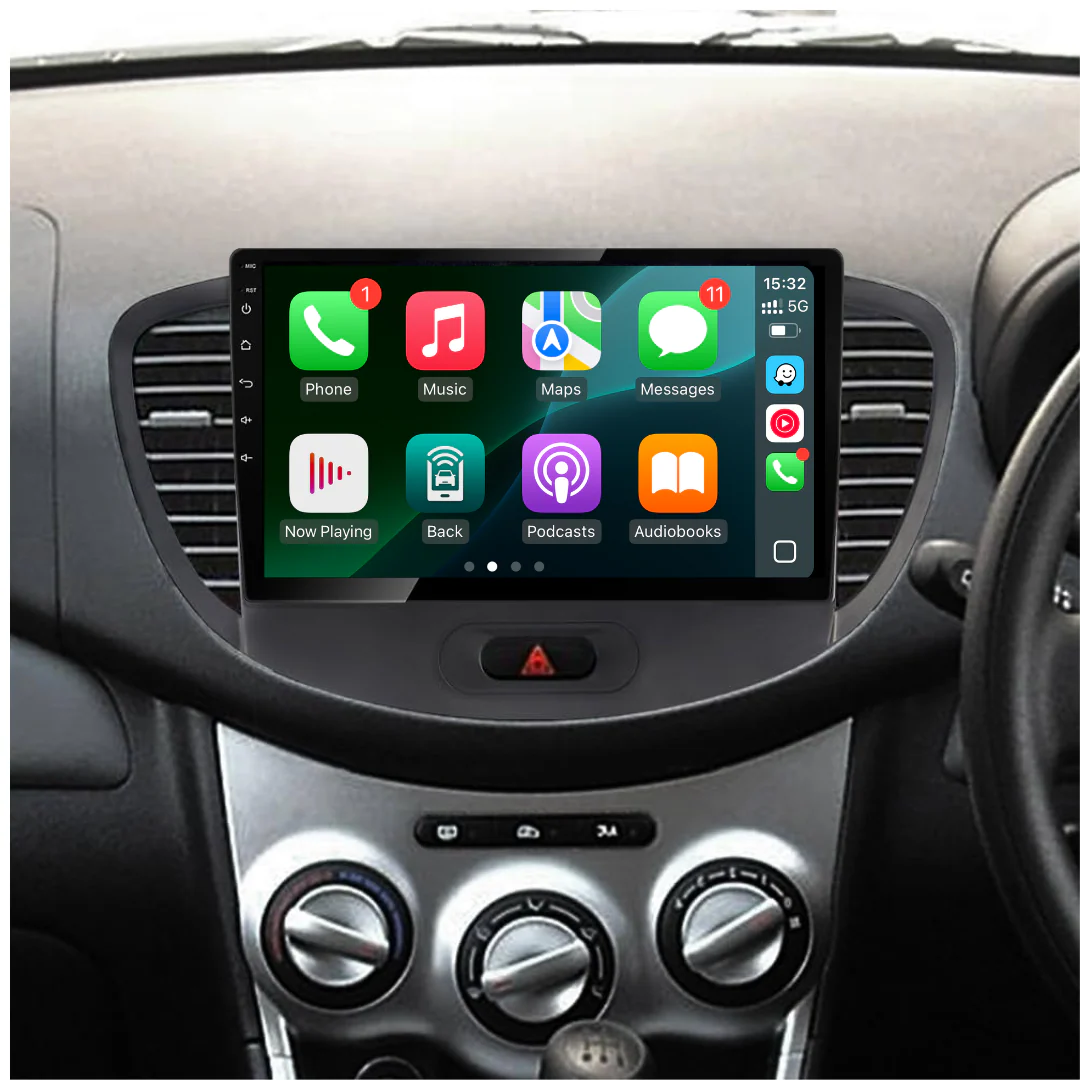 Hyundai i10 Apple Carplay / Android Auto 9" Stereo Upgrade (2007-12) - Image 7