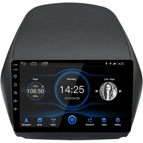 Hyundai Tucson IX35  Apple Carplay / Android Auto 9" Stereo Upgrade (2009-2015) - Image 5