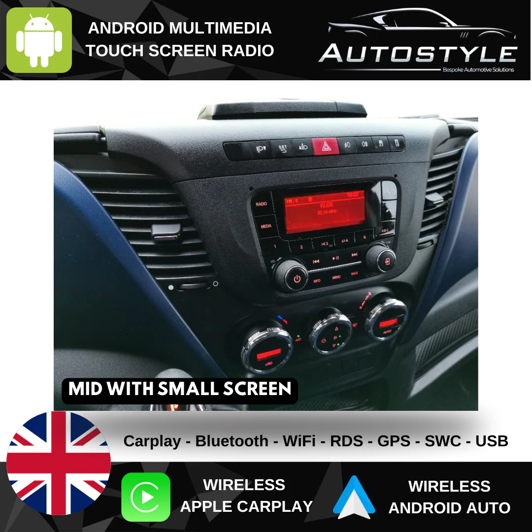 IVECO DAILY  Apple Carplay / Android Auto 9" Stereo Upgrade (2014+) - Image 4