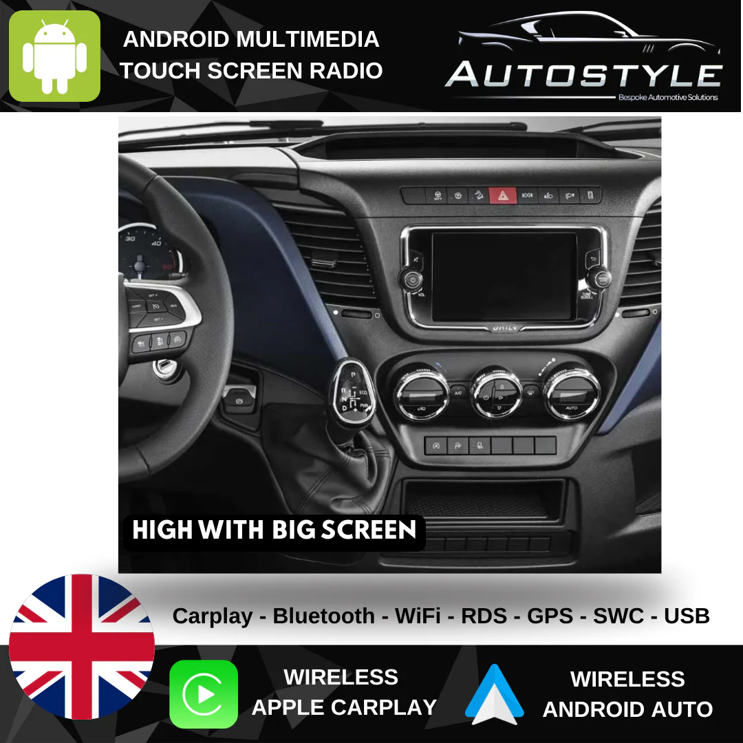 IVECO DAILY  Apple Carplay / Android Auto 9" Stereo Upgrade (2014+) - Image 5