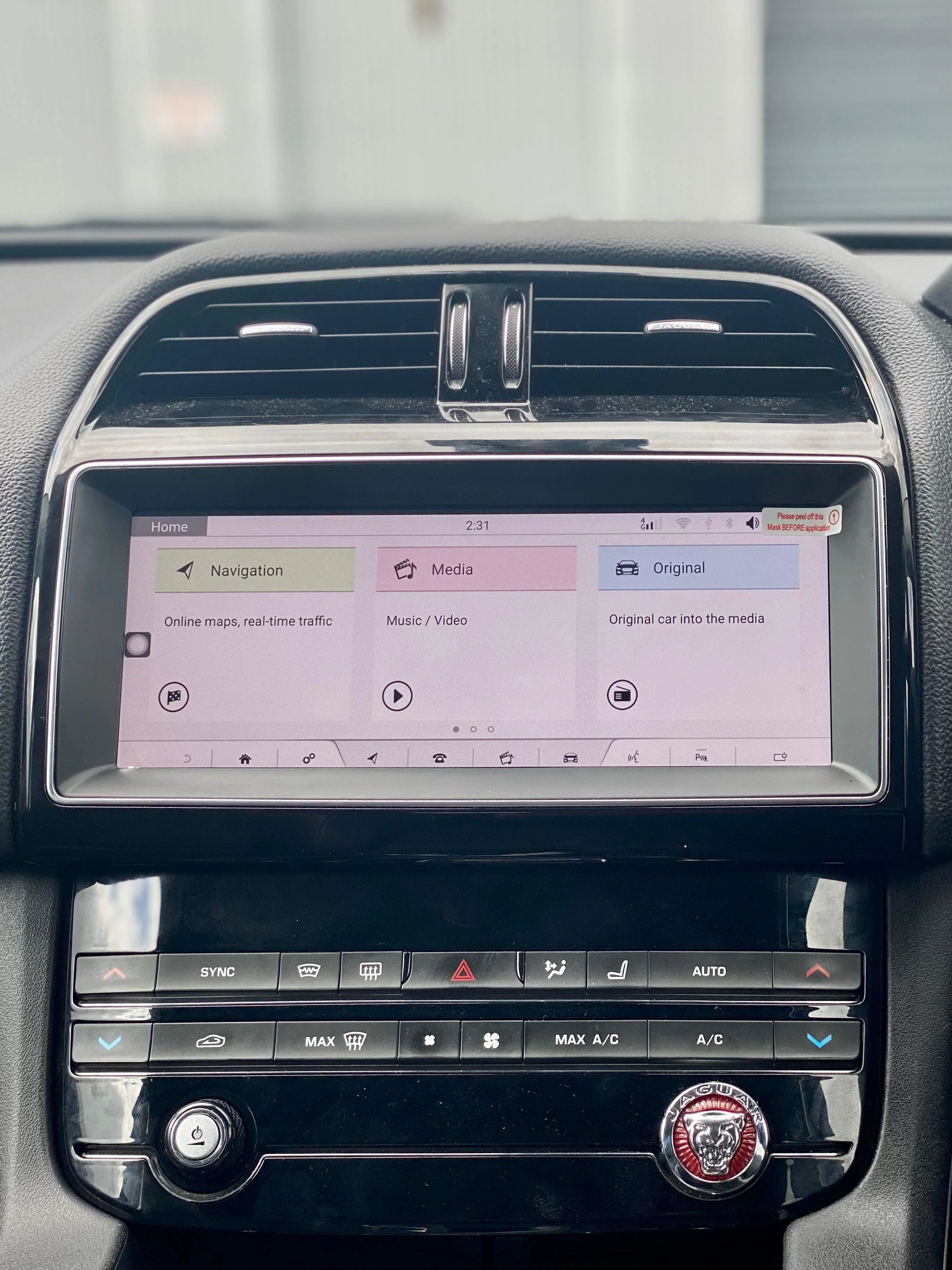 Jaguar F Pace Apple Carplay / Android Auto 10" Stereo Upgrade (2015-2018) - Image 5