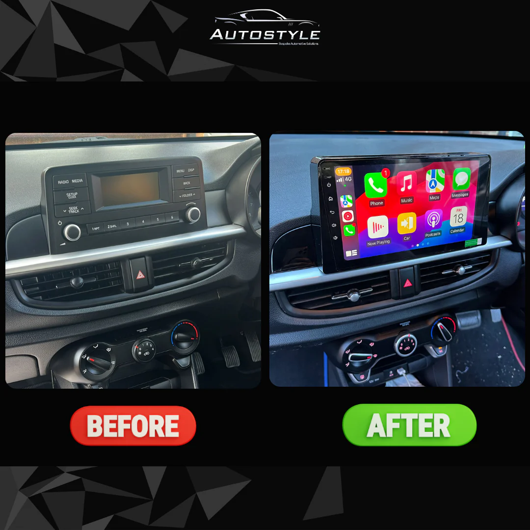 Kia Picanto Morning Apple Carplay / Android Auto 9" Stereo Upgrade 2017-2021 - Image 3