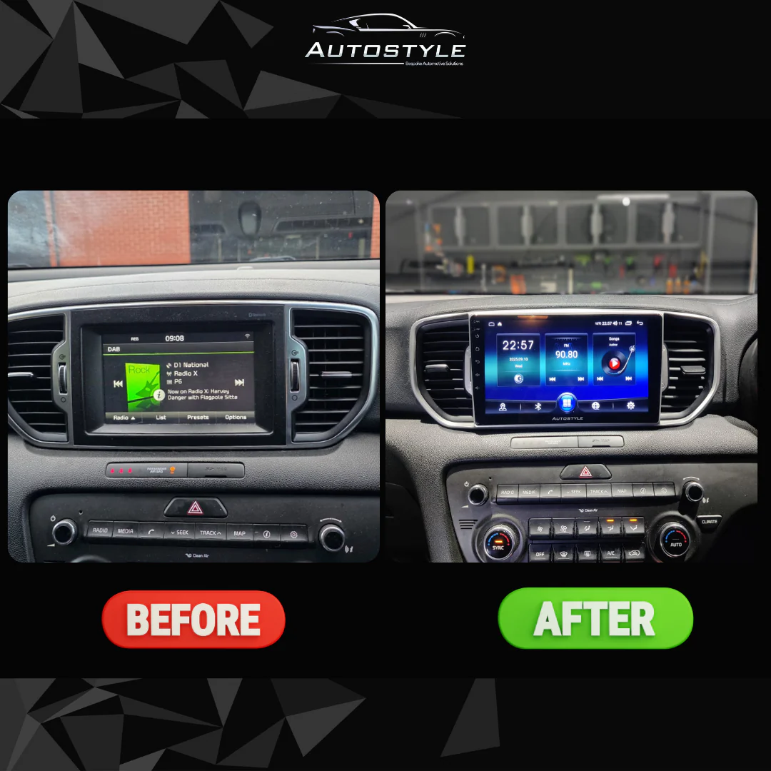 Kia Sportage Apple Carplay / Android Auto 9" Stereo Upgrade 2016-20 - Image 7