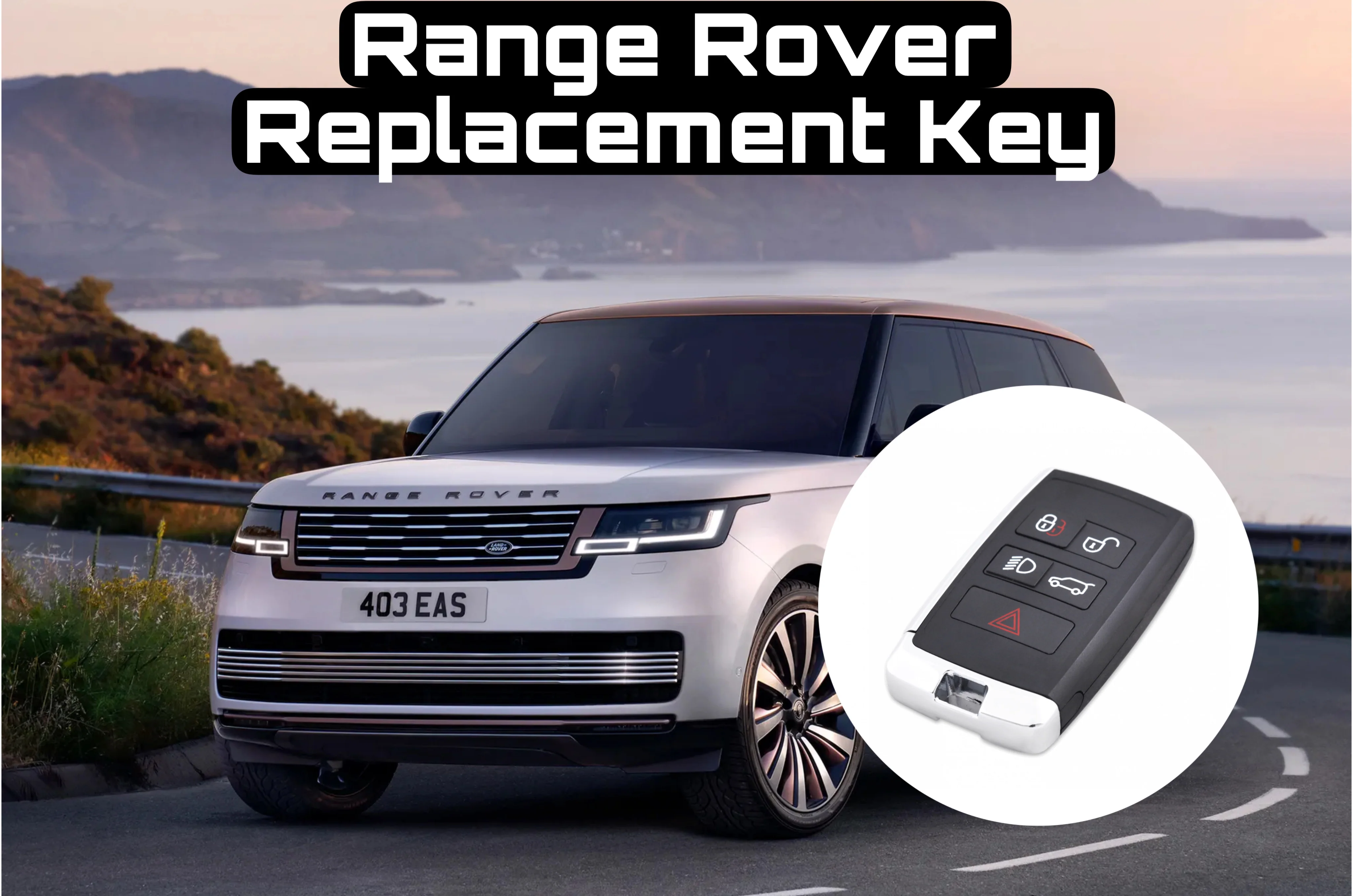 Land Rover Range Rover Remote Key Fob - Discovery Evoque Defender Sport Vogue - Image 4