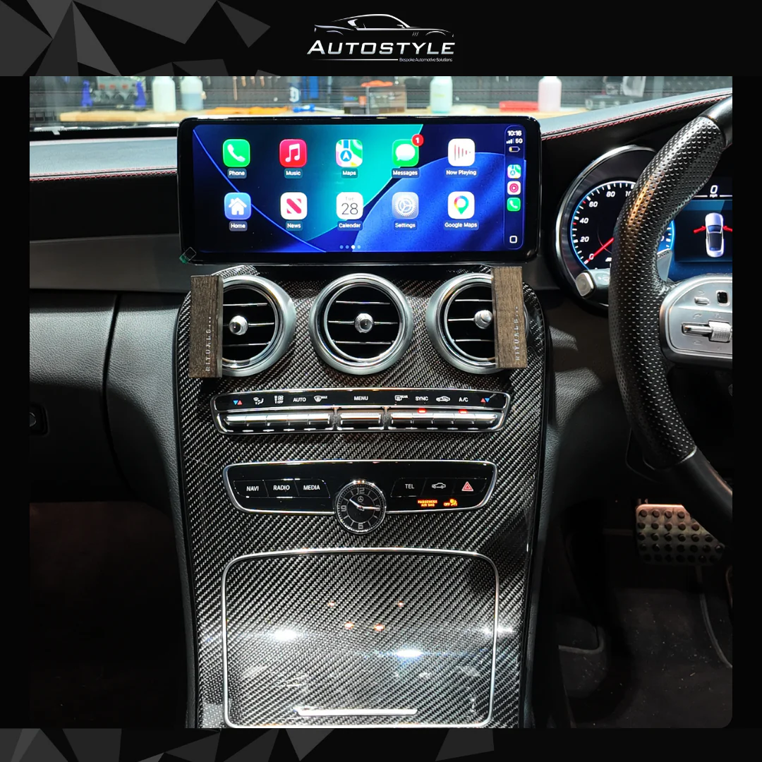 Mercedes-Benz C Class W205 (2014-2020) Apple CarPlay Android Auto 10.25" Touch Screen - Image 5