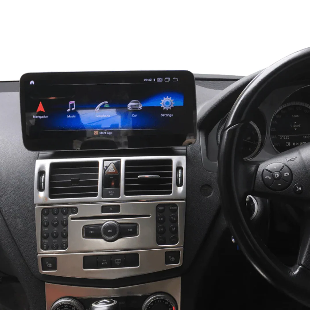 Mercedes-Benz C Class W204/S204 (2008-2010) Apple CarPlay Android Auto 10.25" Touch Screen - Image 3