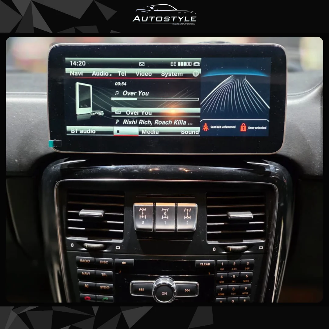 Mercedes-Benz G Class G350/G500/G63/G65 (2010-2017) Apple CarPlay Android Auto 10.25" Touch Screen - Image 5