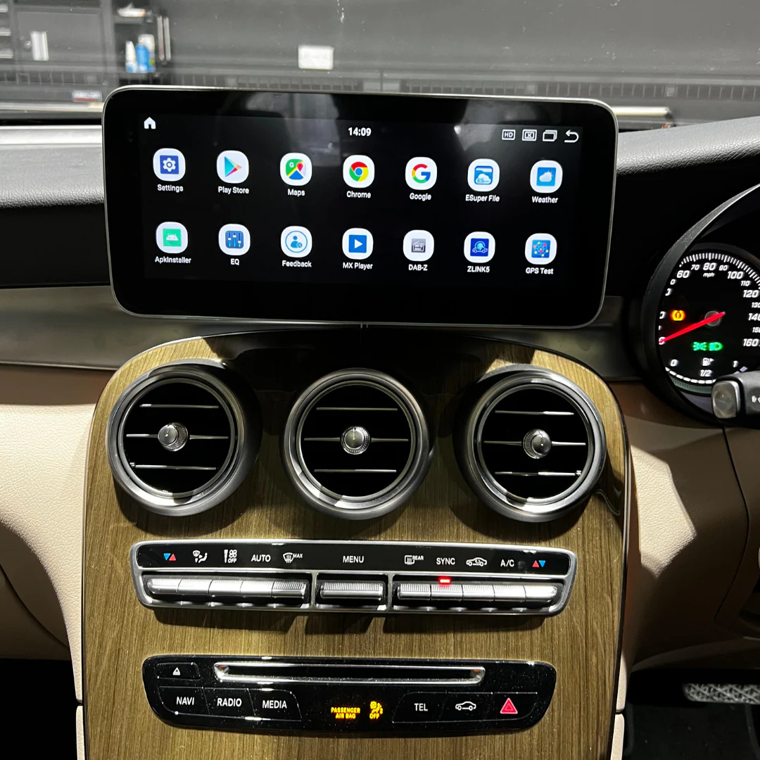 Mercedes-Benz GLC (2016-2022) Apple CarPlay Android Auto 10.25" Touch Screen - Image 7