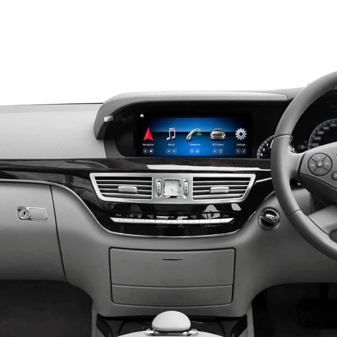 Mercedes-Benz S Class W221 (2005-2013) Apple CarPlay Android Auto 10.25" Touch Screen RHD - Image 10