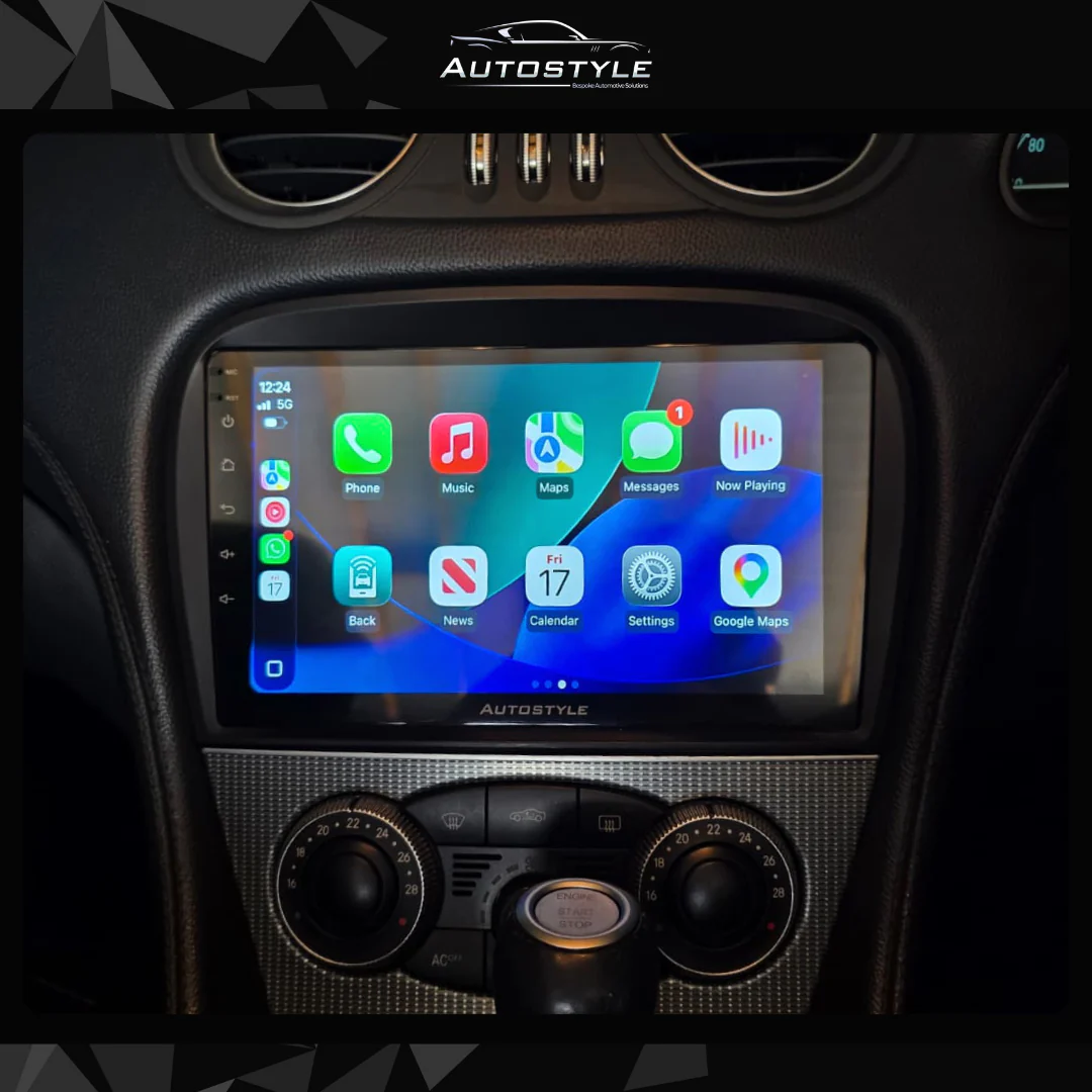 Mercedes-Benz SL Class R230 Apple Carplay / Android Auto 9" Stereo Upgrade - Image 2