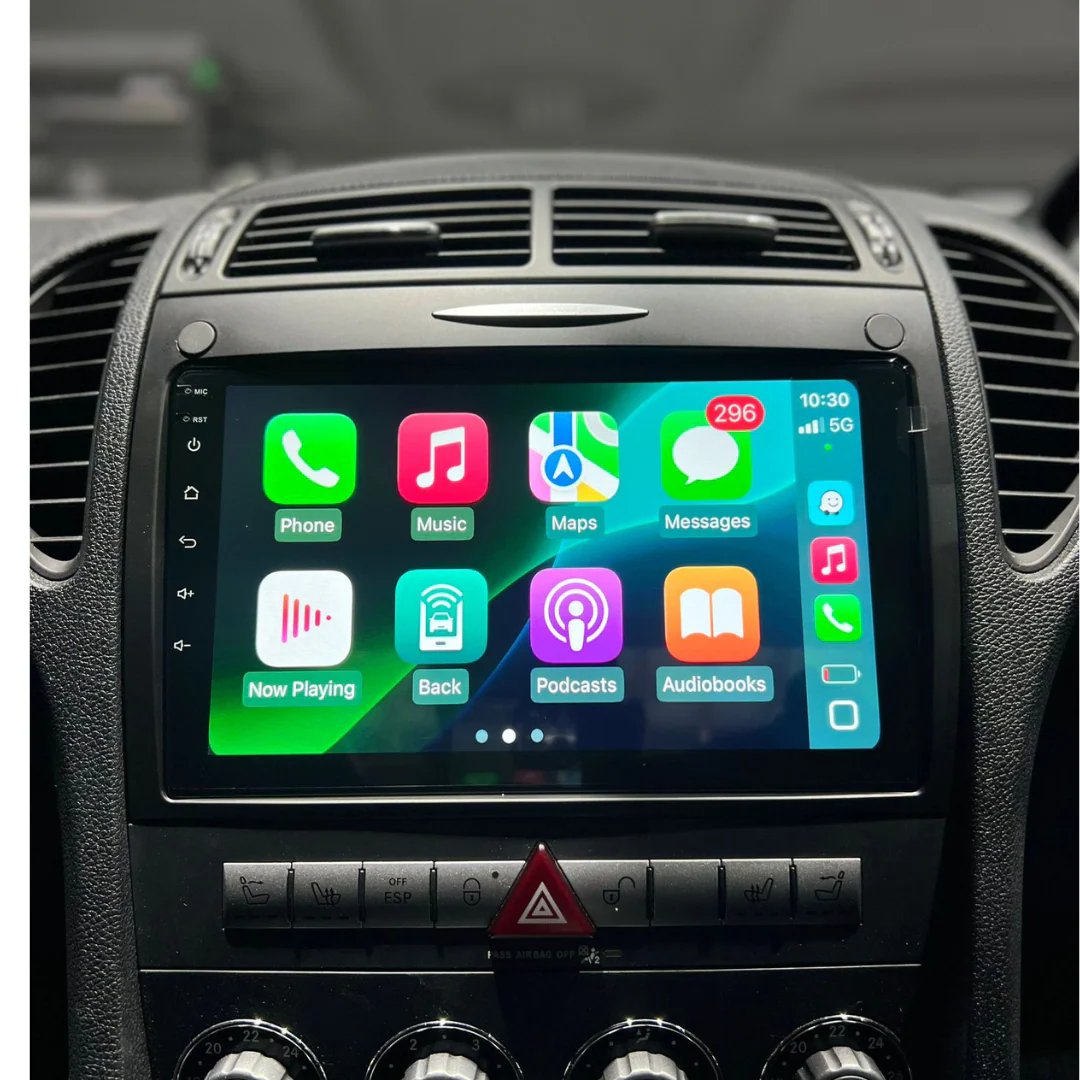 Mercedes-Benz SLK Apple Carplay / Android Auto 9" Stereo Upgrade (2004-2011) - Image 3